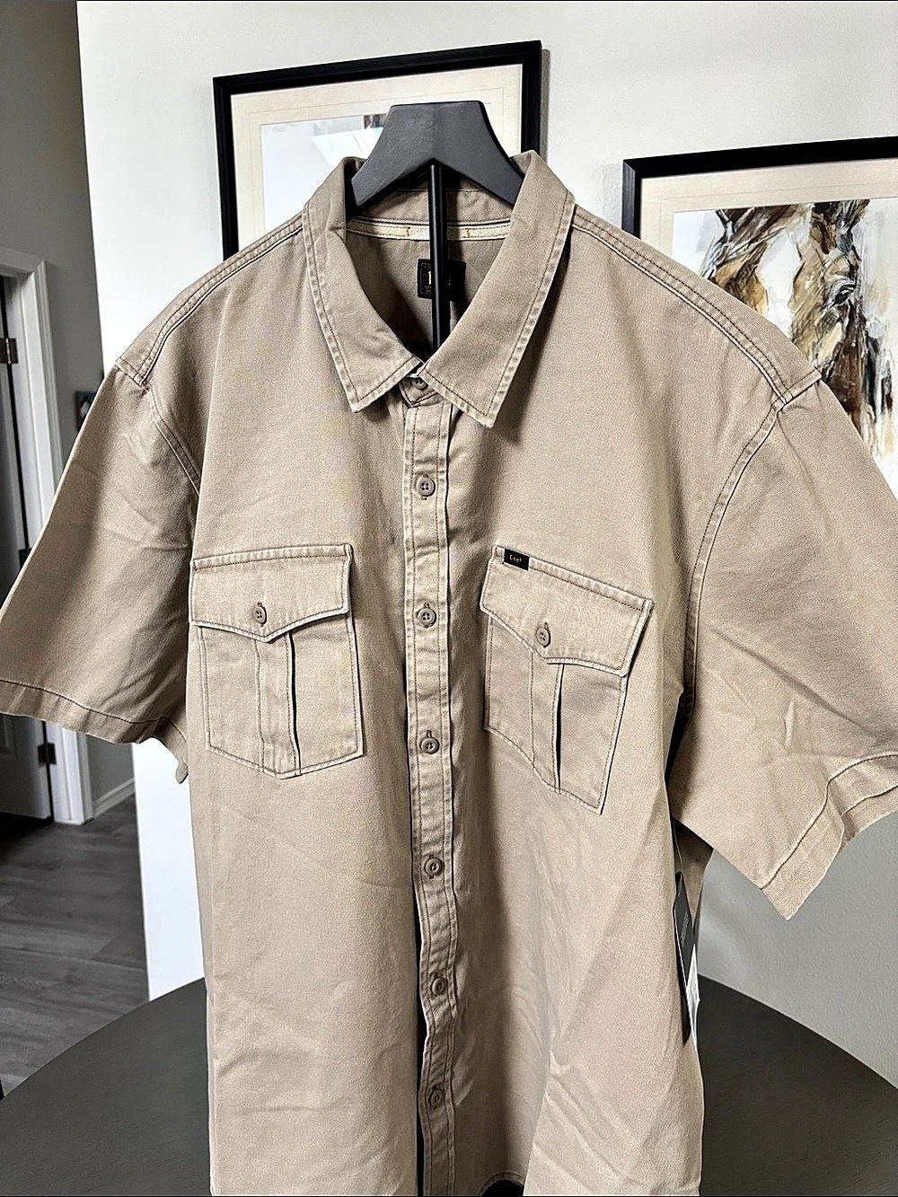 Lee Heritage Utility Shirt Beige 3XL NWT